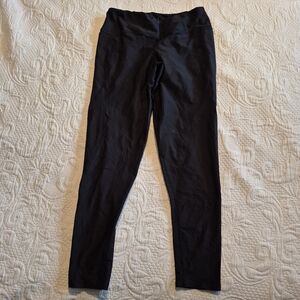 GK adult medium black full length leggings, name x out on tag VGUC